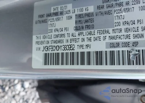 2021 Mazda Cx-5 Touring from USA, damaged, VIN JM3KFBCM0M1380952